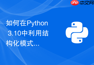 如何在python 3.10中利用结构化模式匹配重构抽象语法树