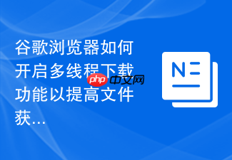 谷歌浏览器如何开启多线程下载功能以提高文件获取速度?