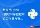 怎么用python提取时序数据中的工作日与节假日特征进行对比分析?