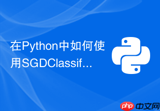 在python中如何使用sgdclassifier处理海量流式数据