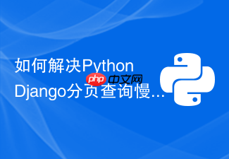 如何解决python django分页查询慢