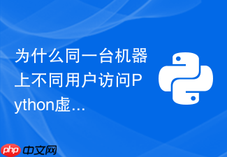 为什么同一台机器上不同用户访问python虚拟环境会出现权限拒绝?