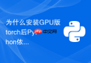 为什么安装gpu版torch后python依然默认使用cpu计算怎么排查？