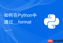 如何在Python中通过__format__定制类对象的格式化字符串输出