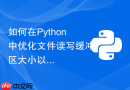 如何在Python中优化文件读写缓冲区大小以提升IO吞吐率？