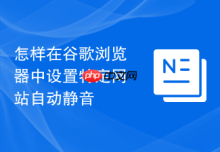 怎样在谷歌浏览器中设置特定网站自动静音