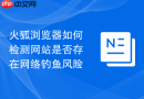 火狐浏览器如何检测网站是否存在网络钓鱼风险