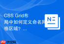 css grid布局中如何定义命名网格区域？