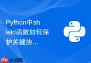Python中shield函数如何保护关键协程任务不被意外取消？