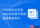 CSS响应式开发中如何处理不同浏览器兼容性问题？