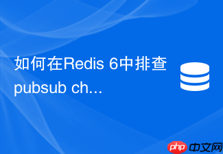 如何在redis 6中排查pubsub channels命令执行缓慢的根因