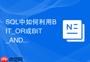 SQL中如何利用BIT_OR或BIT_AND聚合函数进行位运算统计？