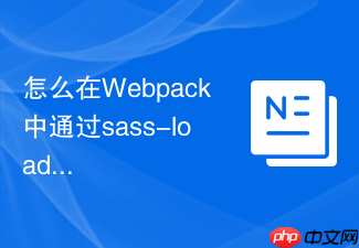 怎么在webpack中通过sass-loader优化打包后的css文件体积?