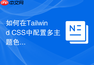 如何在tailwind css中配置多主题色系统?