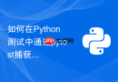 如何在Python测试中通过pytest捕获并断言特定异常