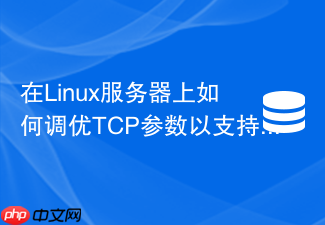 在linux服务器上如何调优tcp参数以支持海量redis订阅长连接