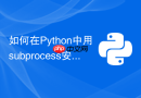 如何在Python中用subprocess安全执行外部Shell脚本？