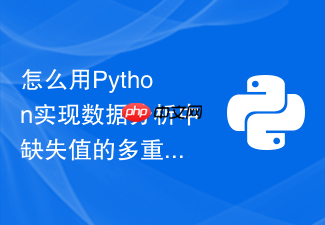 怎么用python实现数据分析中缺失值的多重插补归补法?