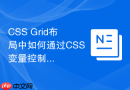 CSS Grid布局中如何通过CSS变量控制间距？