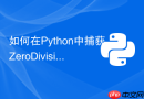 如何在python中捕获zerodivisionerror除零错误