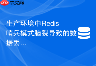 生产环境中redis哨兵模式脑裂导致的数据丢失如何补救