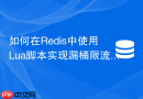 如何在redis中使用lua脚本实现漏桶限流?