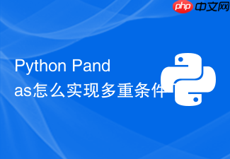 python pandas怎么实现多重条件下的if-else逻辑赋值?