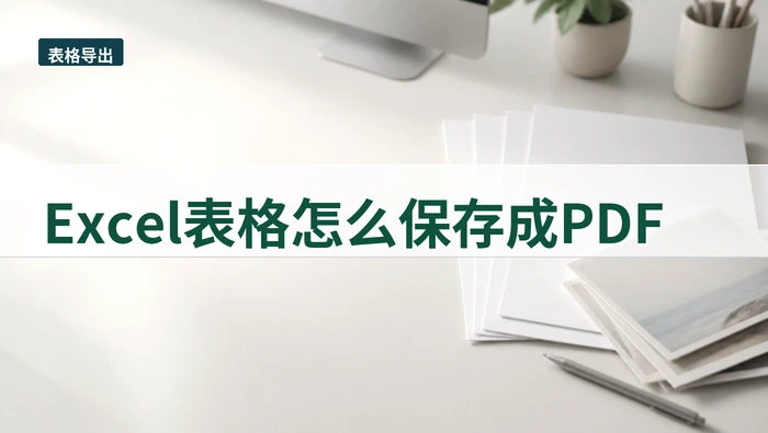 Excel表格怎么保存成PDF?清晰度和页码怎么确认