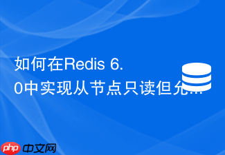 如何在redis 6.0中实现从节点只读但允许特定key写入