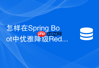 怎样在spring boot中优雅降级redis查询以应对击穿风险？