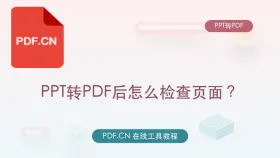 PPT转PDF后怎么检查页面？原文件有密码该怎么处理