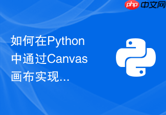 如何在python中通过canvas画布实现可拖拽与缩放的节点图