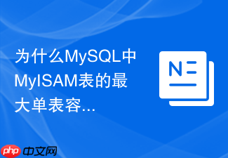 为什么mysql中myisam表的最大单表容量限制和innodb不同?