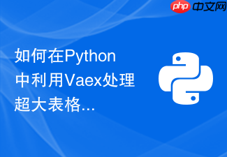 如何在python中利用vaex处理超大表格实现零内存加载?