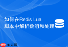 如何在Redis Lua脚本中解析数组和处理空值nil？