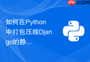 如何在Python中打包压缩Django的静态资源以加快加载速度？