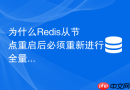 为什么Redis从节点重启后必须重新进行全量同步