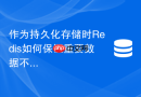 作为持久化存储时Redis如何保证重要数据不被误淘汰