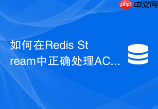 如何在redis stream中正确处理ack确认以防止消息重复消费