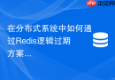 在分布式系统中如何通过redis逻辑过期方案解决热点key击穿？