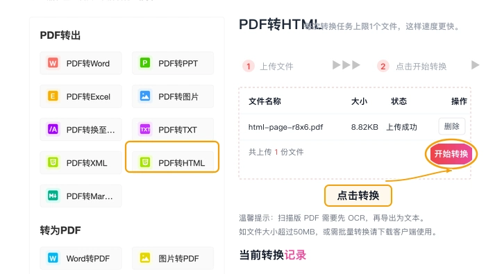 PDF页面怎么导出网页文件?格式变化该从哪里排查