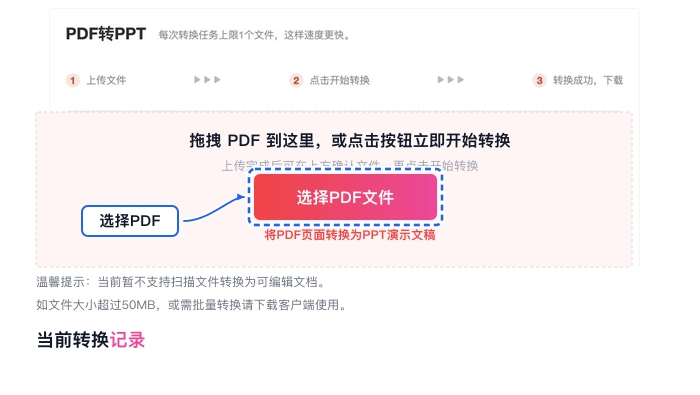 PDF转演示文稿怎么处理?电脑里找不到结果怎么办