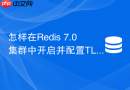 怎样在Redis 7.0集群中开启并配置TLS/SSL加密传输