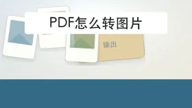 PDF怎么转图片?电脑里找不到结果怎么办