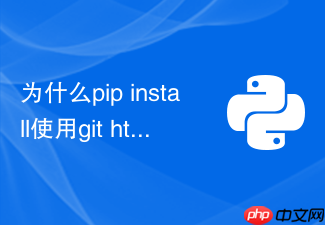 为什么pip install使用git+https克隆私有库会失败