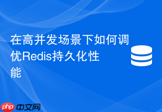 在高并发场景下如何调优redis持久化性能