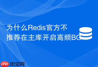 为什么redis官方不推荐在主库开启高频bgsave