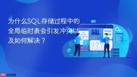 为什么sql存储过程中的全局临时表会引发冲突以及如何解决?