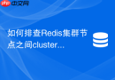 如何排查redis集群节点之间cluster bus端口不通的问题