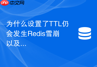 为什么设置了ttl仍会发生redis雪崩以及怎样优雅解决?